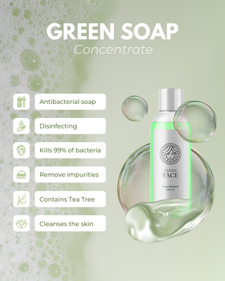 CleanFace Green Soap Concentrate - Face PM