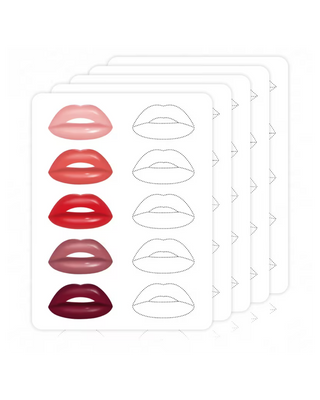 Latex lip practise skins