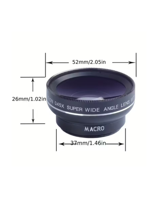 Fish eye camera lens